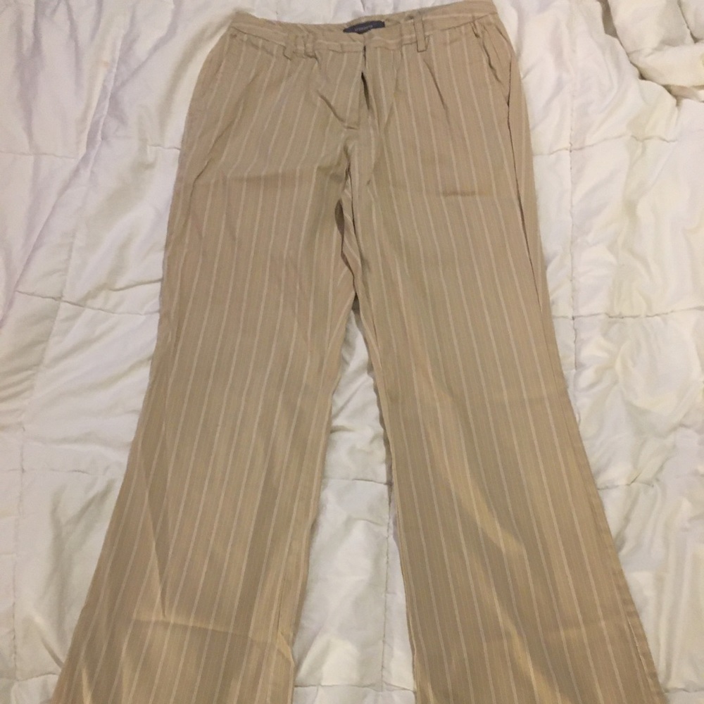 Cotton pin strip pant